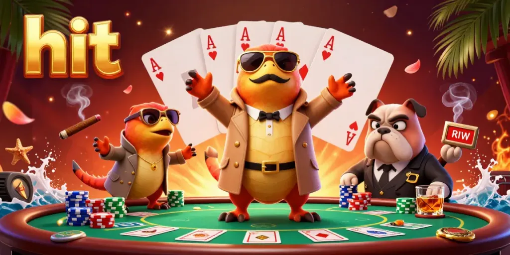 Experience the thrill of hitting the jackpot with cartoon raptors attempting VIP access in a casino setting.