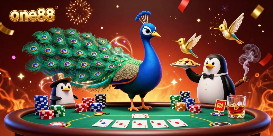 Experience exciting gameplay at one88 with vibrant casino characters and action-packed elements.